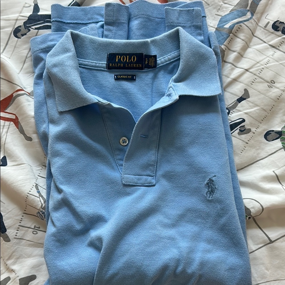 Polo Ralph Lauren Classic Fit Light Blue Polo Shirt